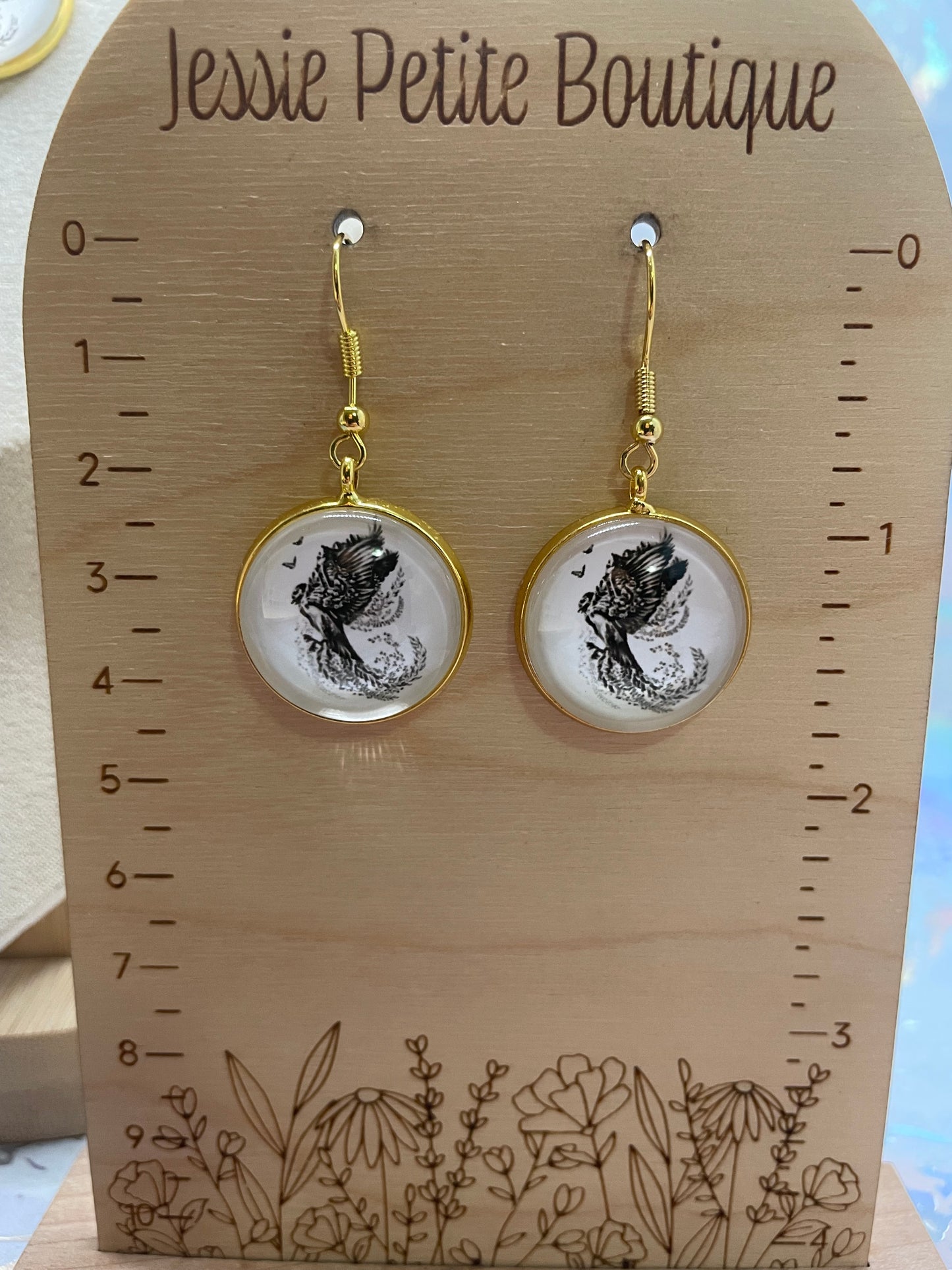 Gold Bezel Wildlife SET