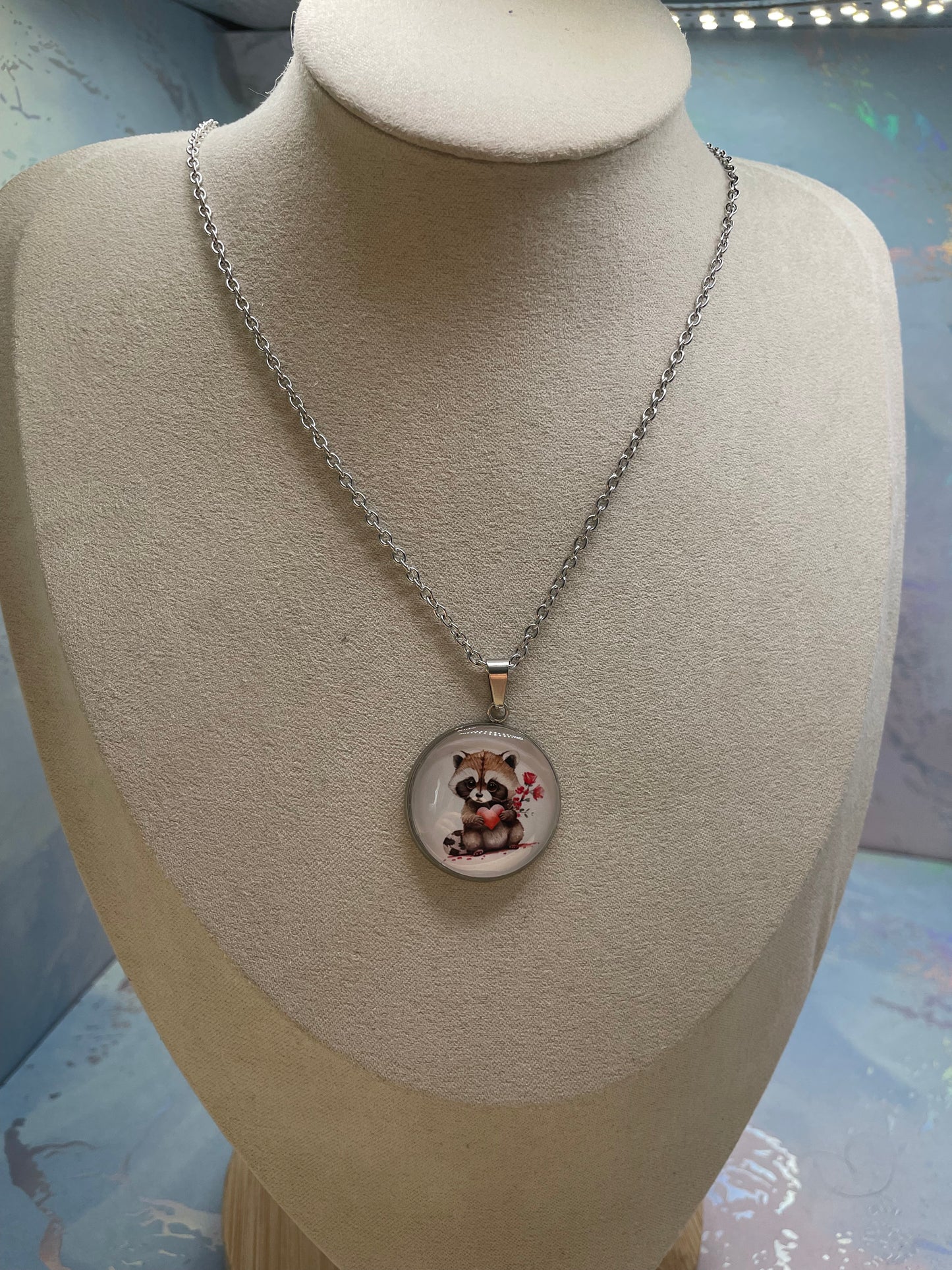 Collier Animal Adorable (Fini Argent)