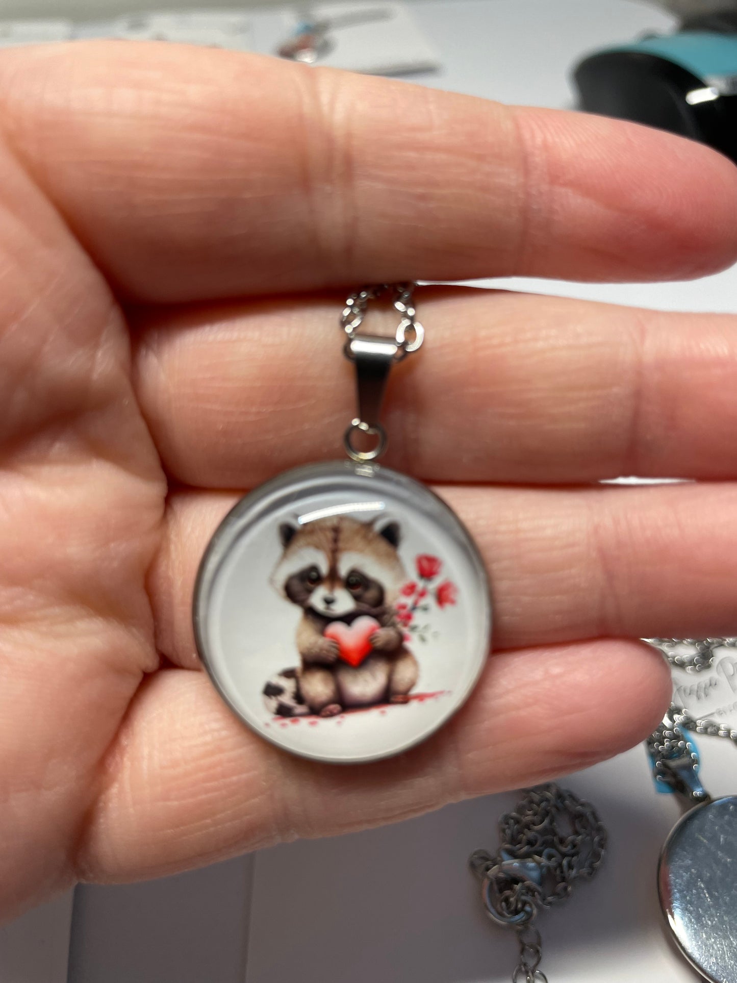 Collier Animal Adorable (Fini Argent)