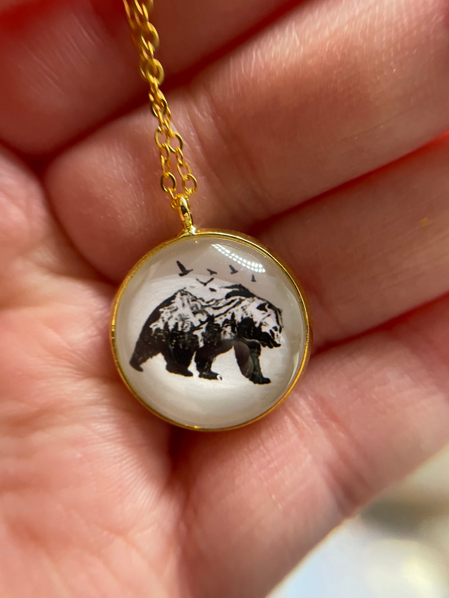 Gold Bezel Wildlife SET