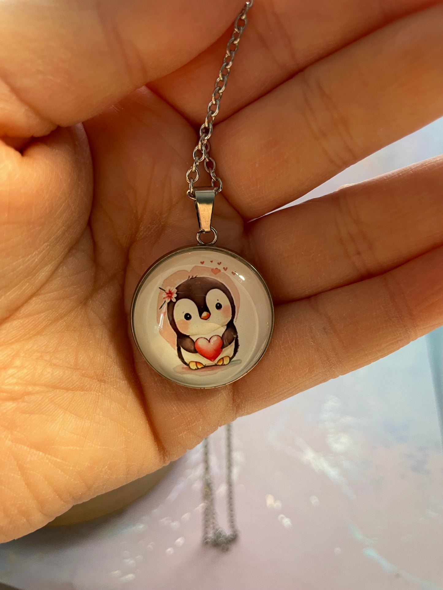 Collier Animal Adorable (Fini Argent)