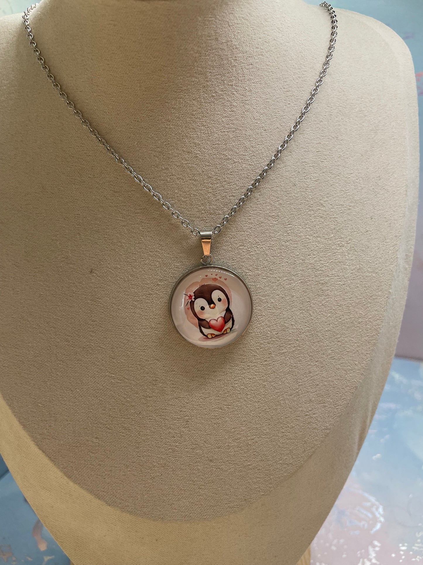 Collier Animal Adorable (Fini Argent)