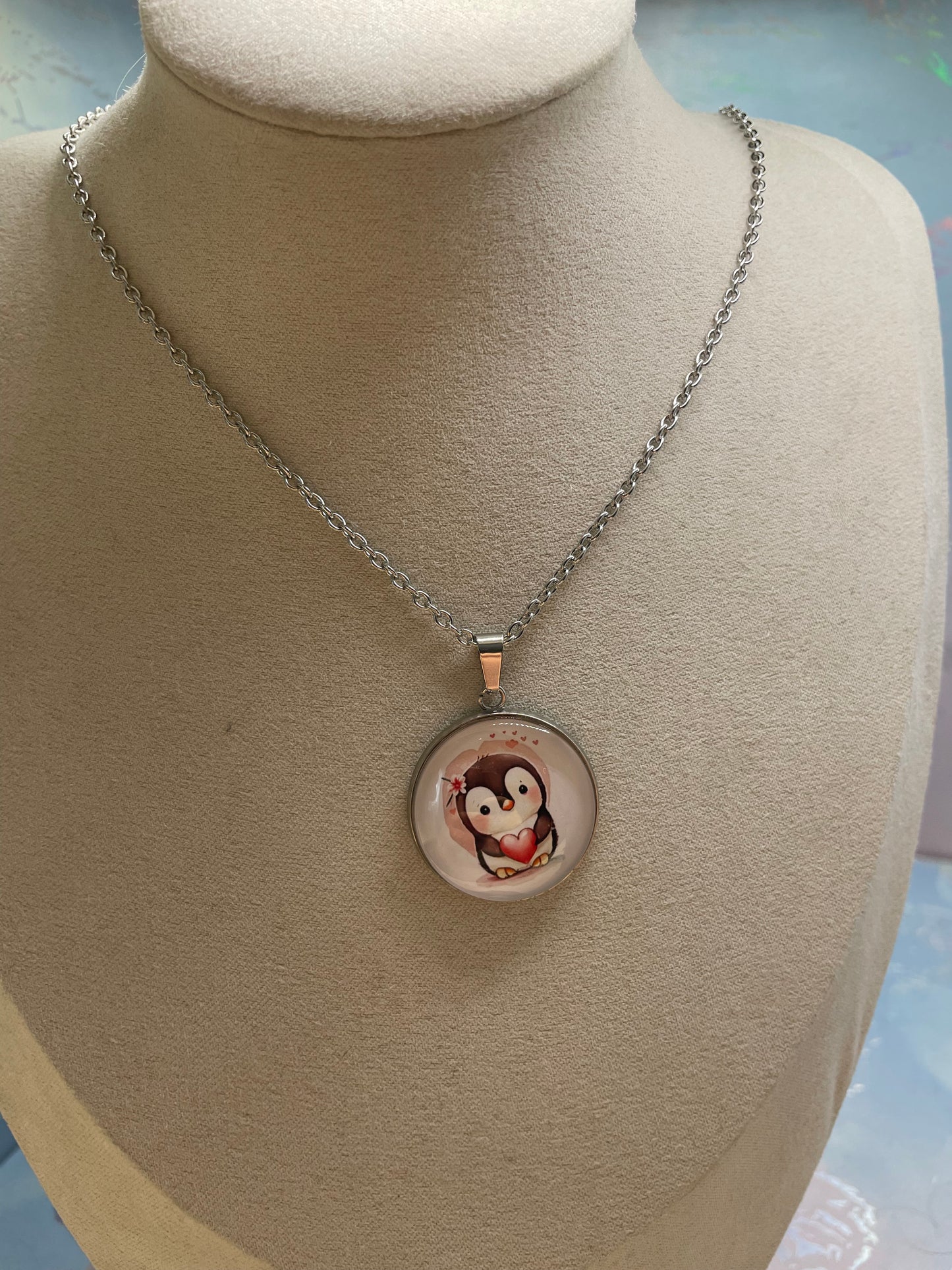 Collier Animal Adorable (Fini Argent)