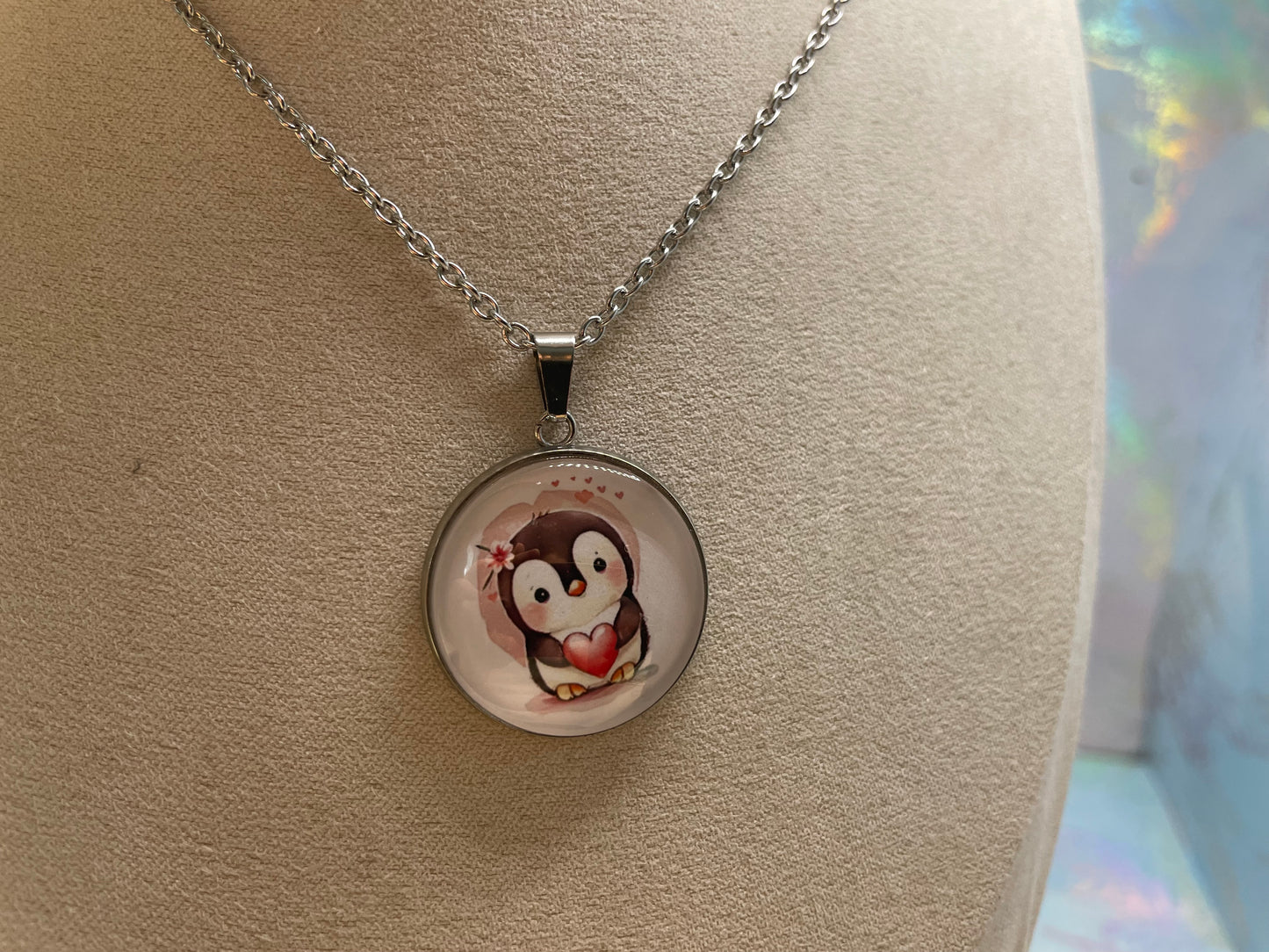 Collier Animal Adorable (Fini Argent)