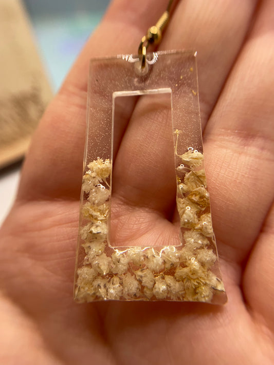 Rectangle Dangle Earrings