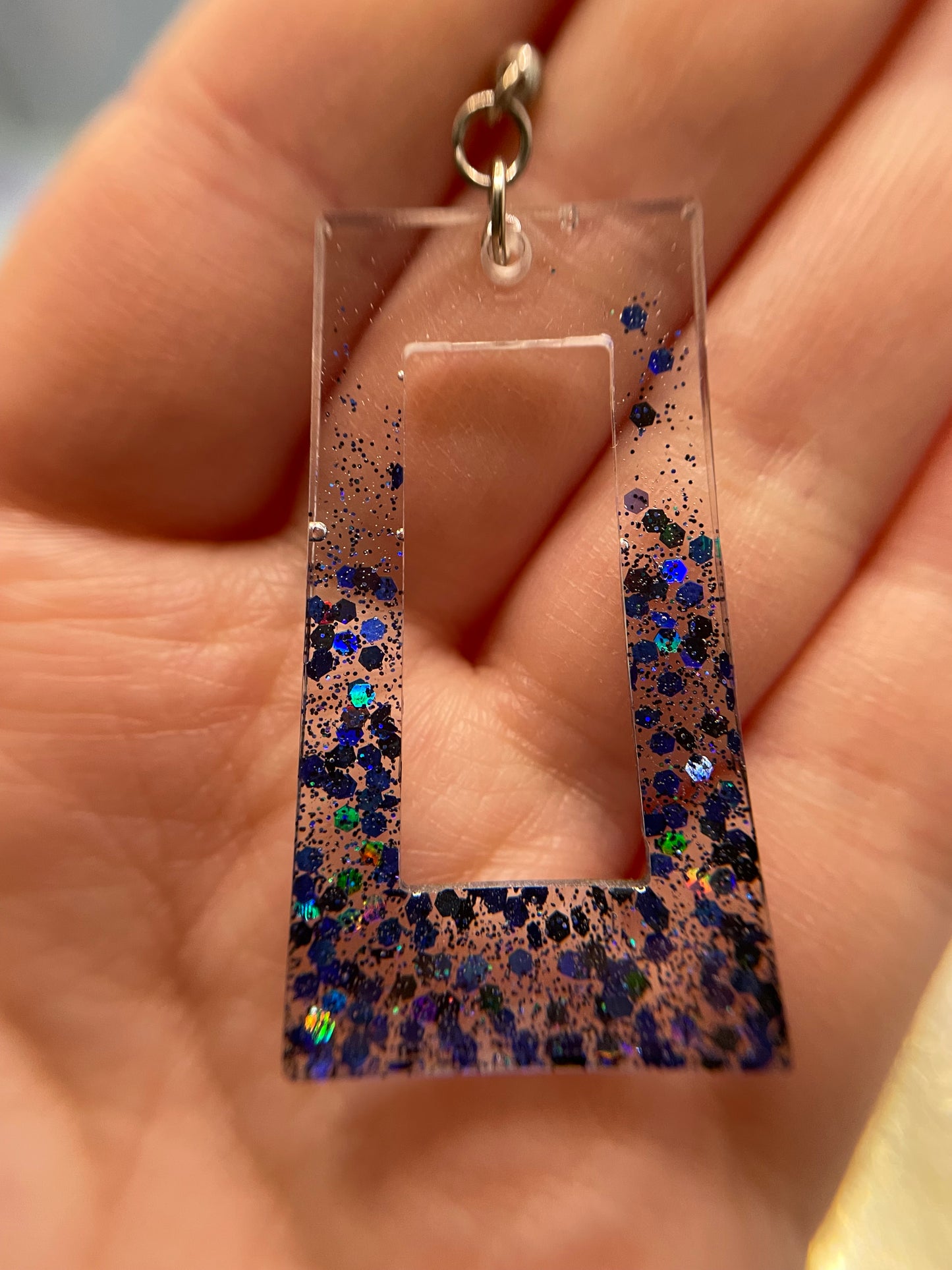 Rectangle Dangle Earrings