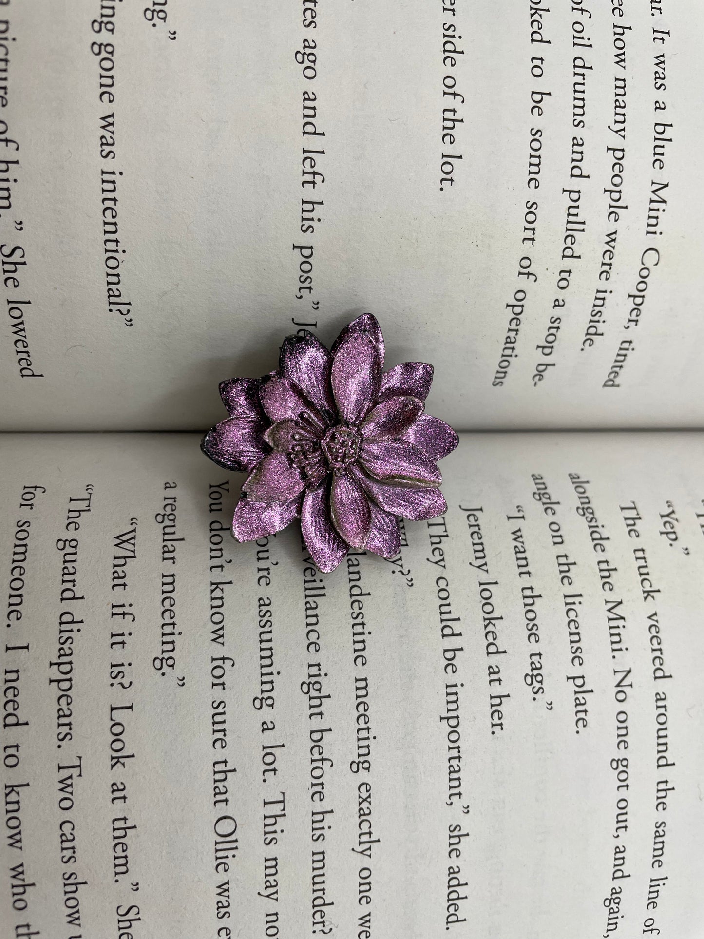 Floral Adjustable Statement Ring -Stainless Steel