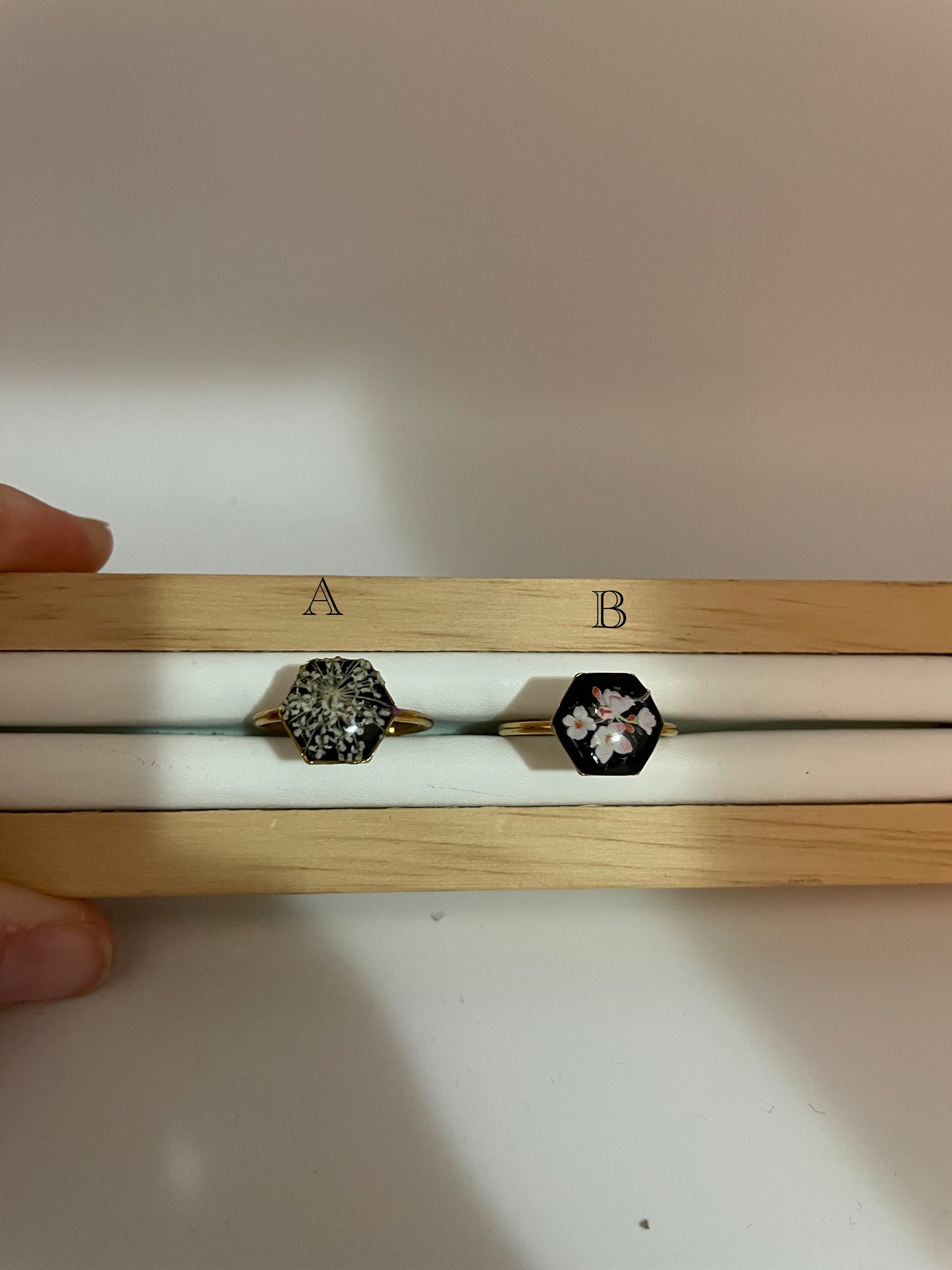 Adjustable Hexagon Rings – Stainless Steel