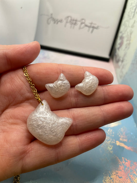 Cat Jewelry Set 18''