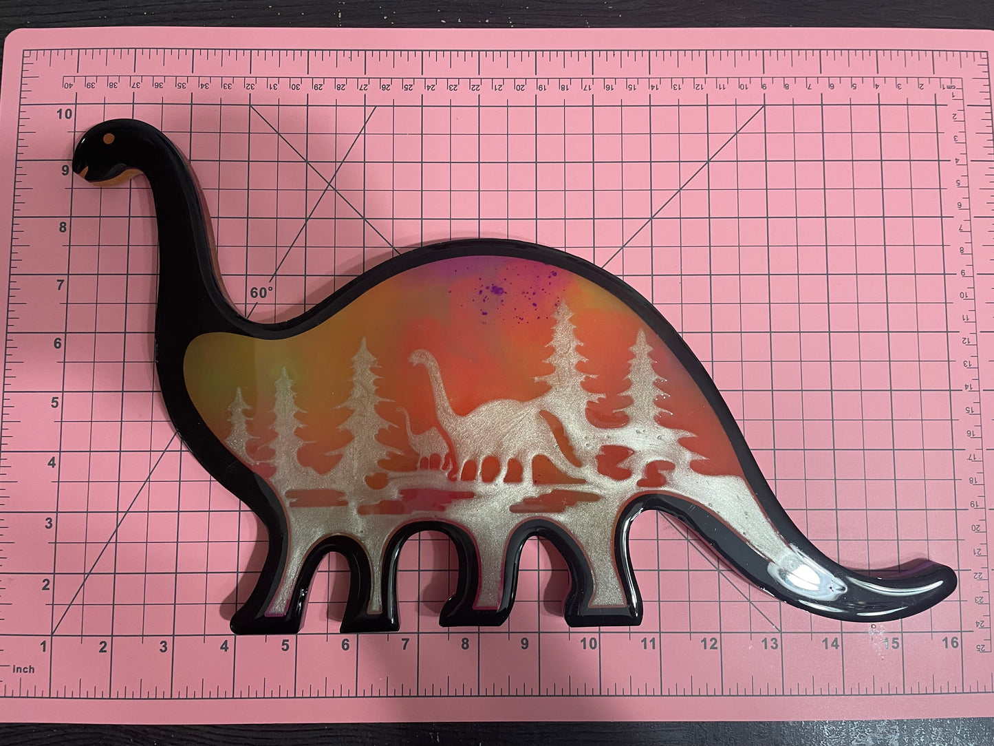 Dinosaure : Décoration murale phosphorescente