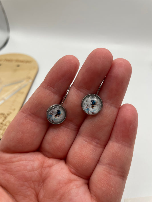 Blue Bee Leverback Earrings – Stainless Steel+Nickel Free