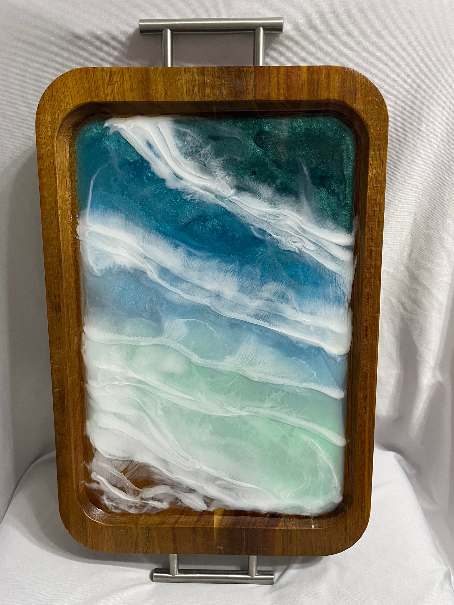 Ocean Wave Serving Tray