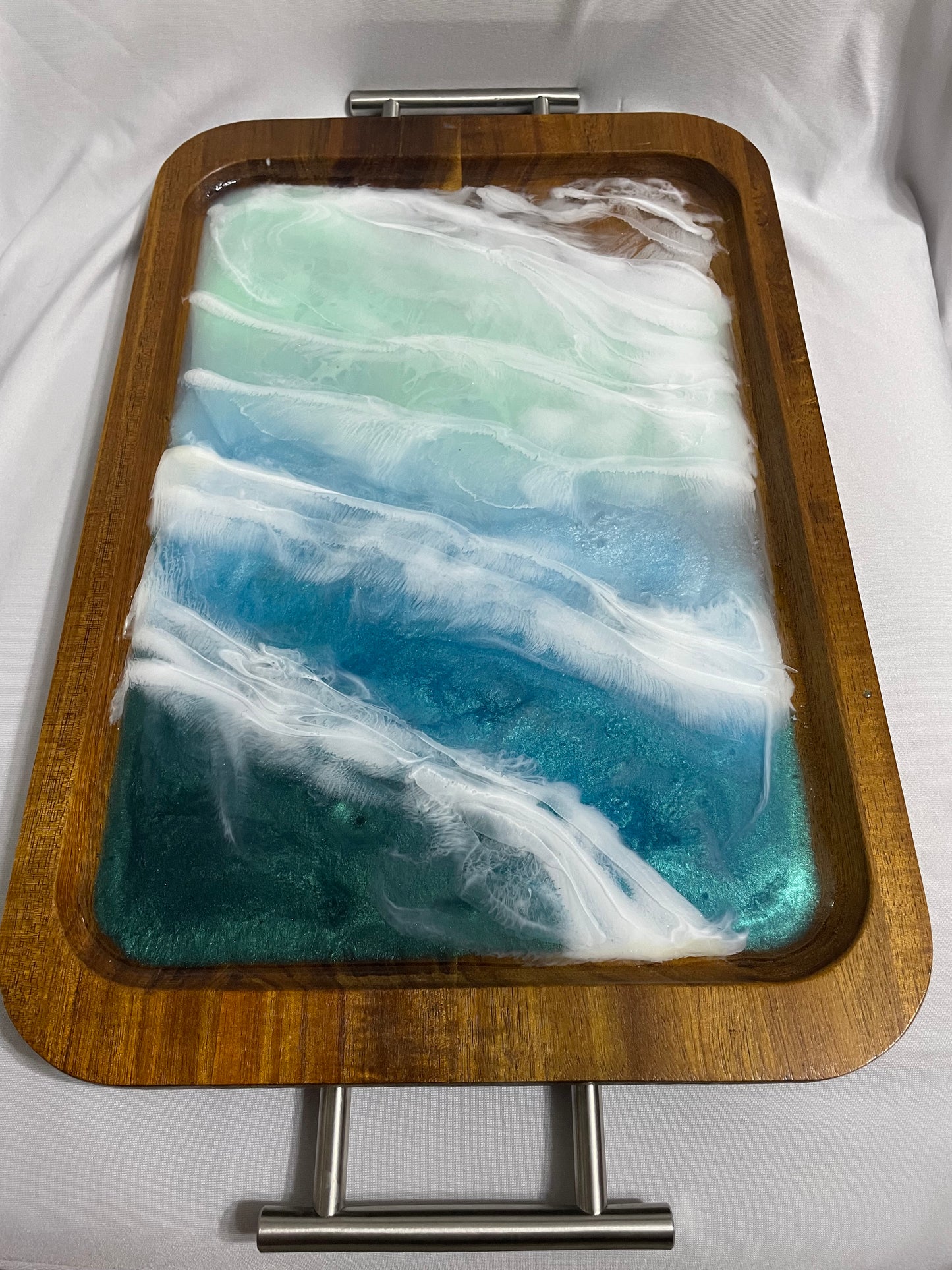 Ocean Wave Serving Tray