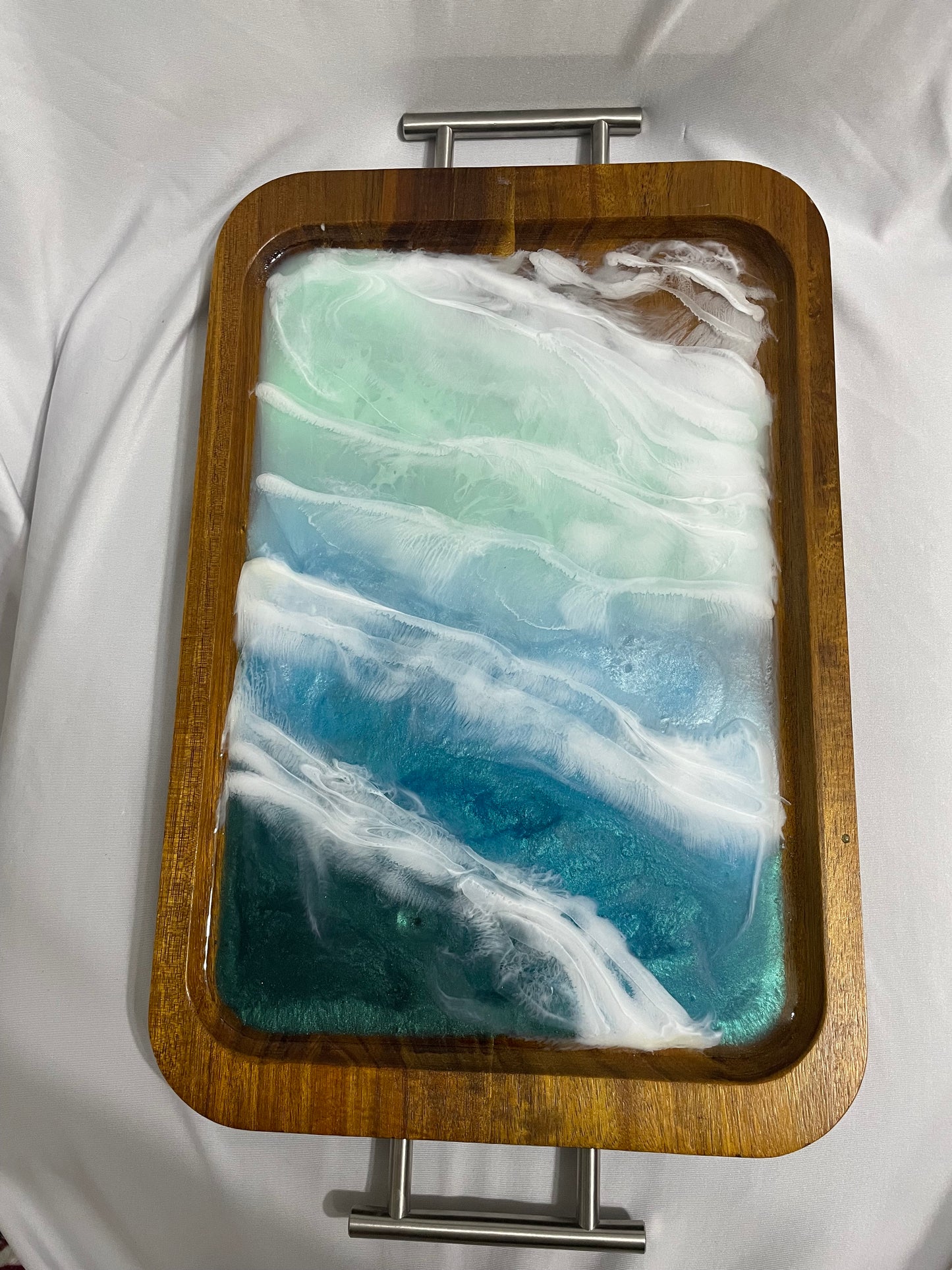 Ocean Wave Serving Tray