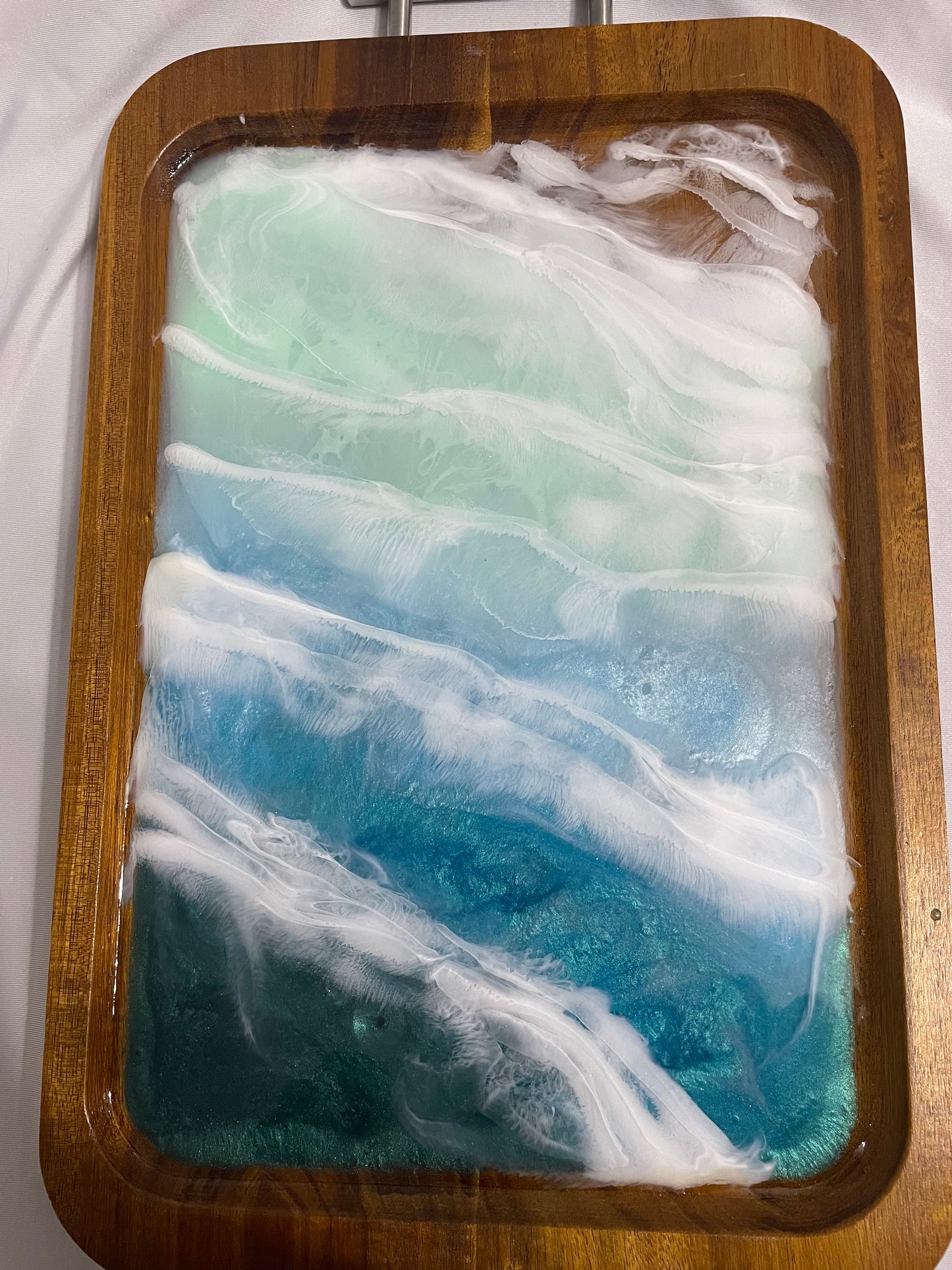 Ocean Wave Serving Tray