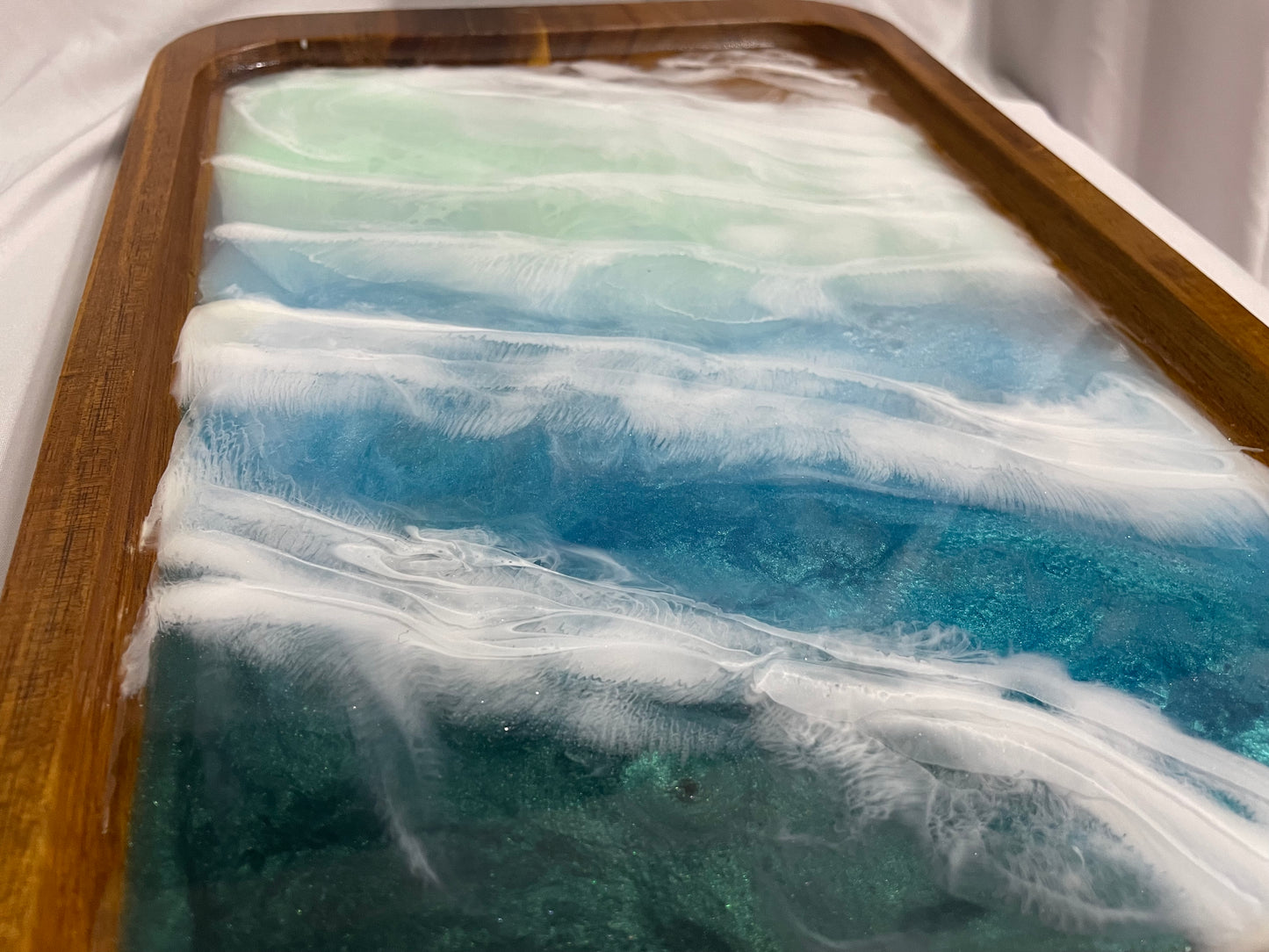 Ocean Wave Serving Tray