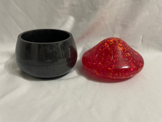 Resin Mushroom Container with Lid 🍄