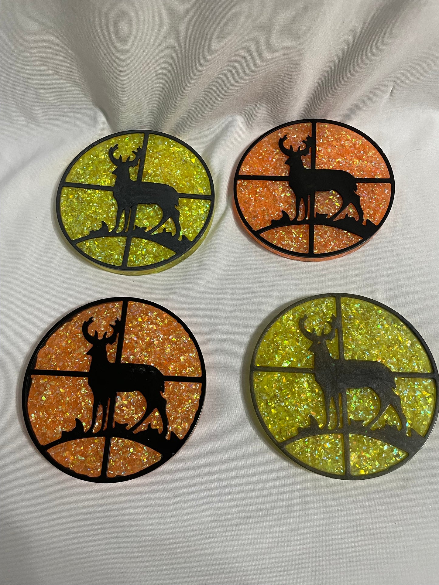 Sous-verres chevreuils