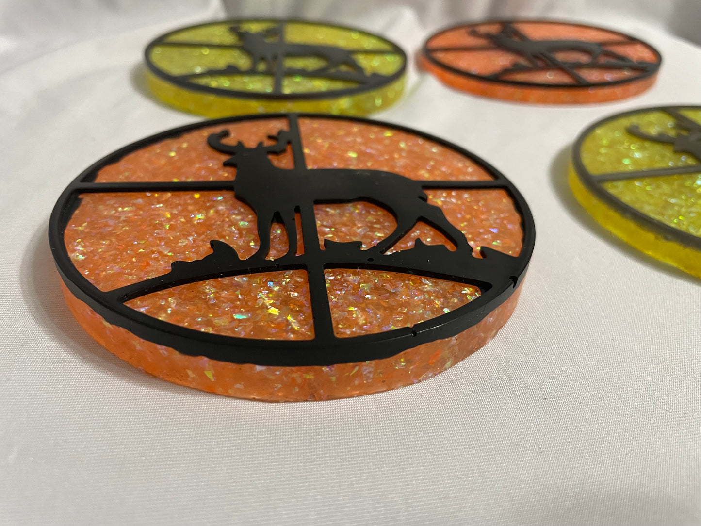 Sous-verres chevreuils