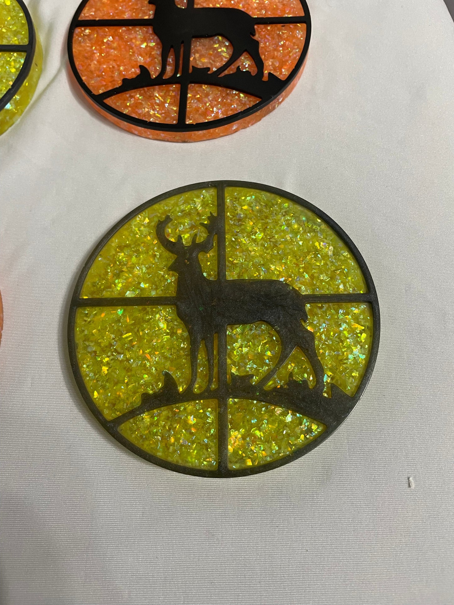 Sous-verres chevreuils