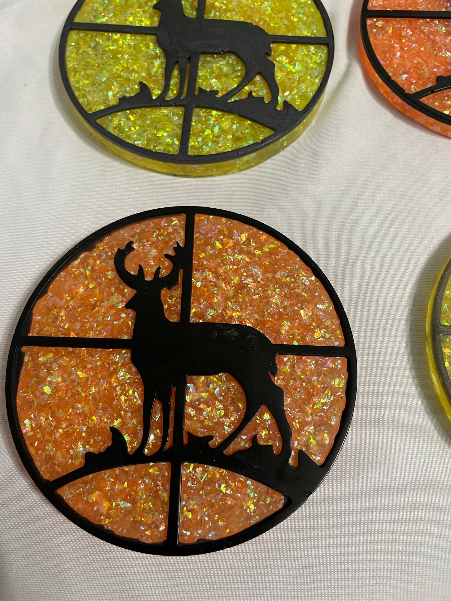 Sous-verres chevreuils