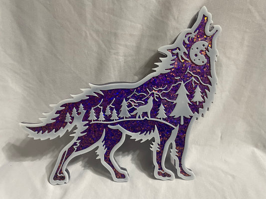 Howling Wolf: Wall Decoration