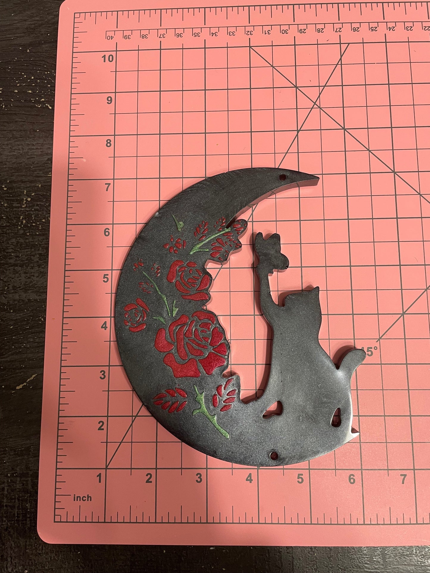 Cat on Moon :Wall Decoration