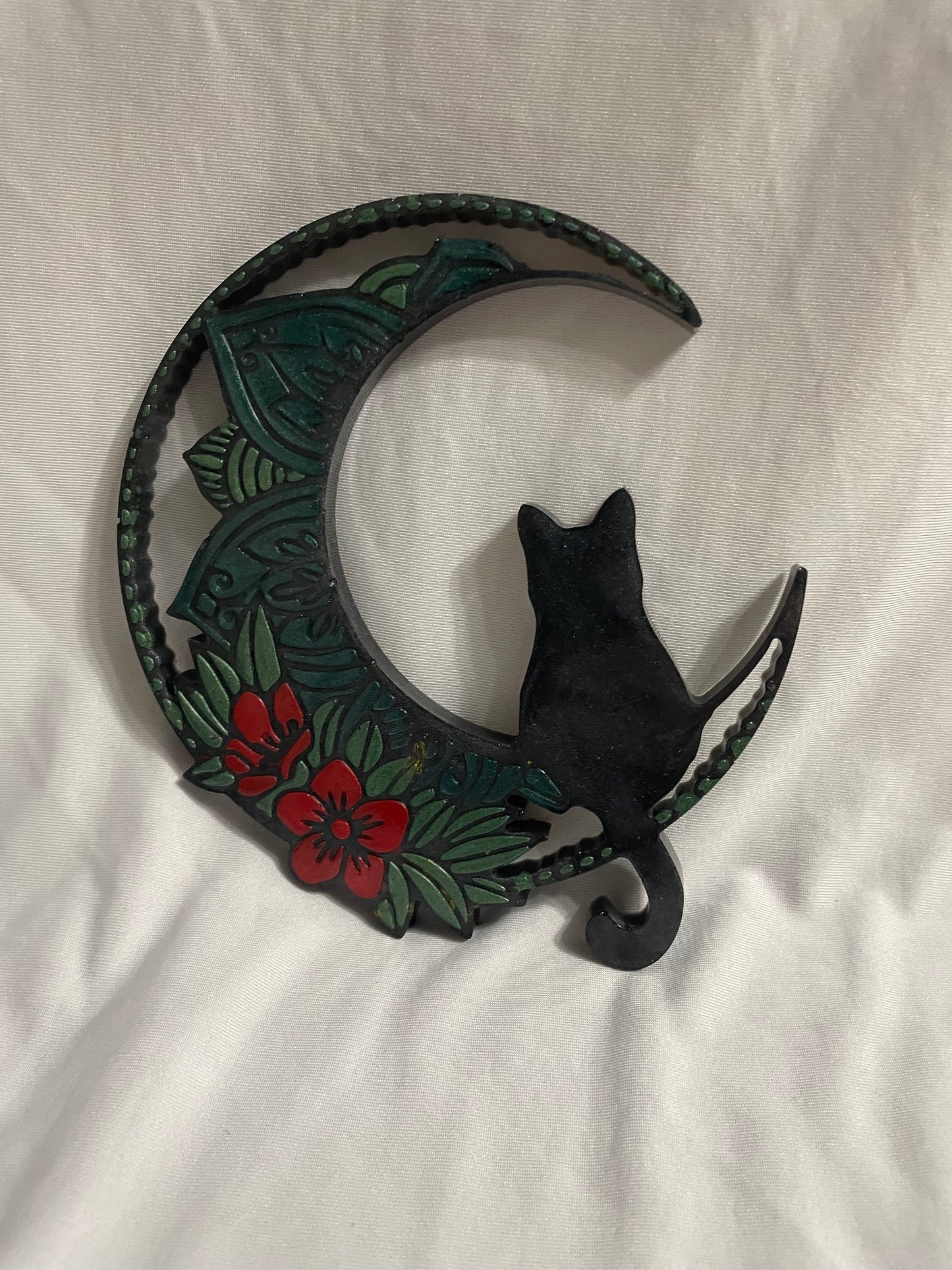 Cat on Moon :Wall Decoration