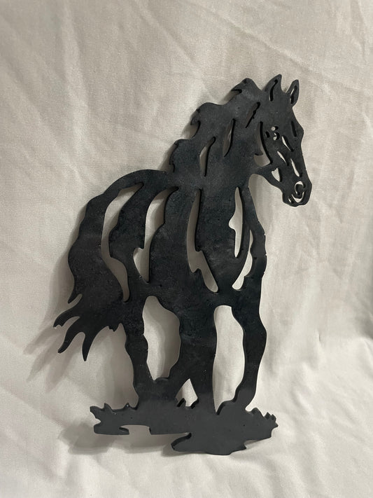 Horse wall decoration
