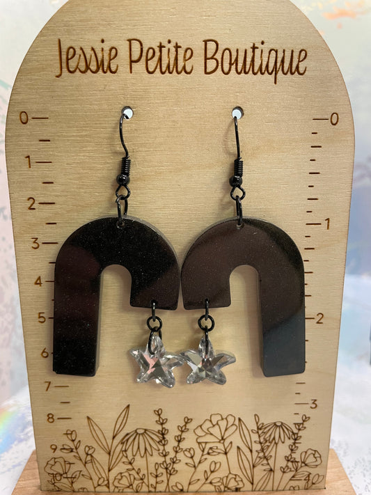 Boucles d'oreilles Étoile filante du J – Sans Nickel