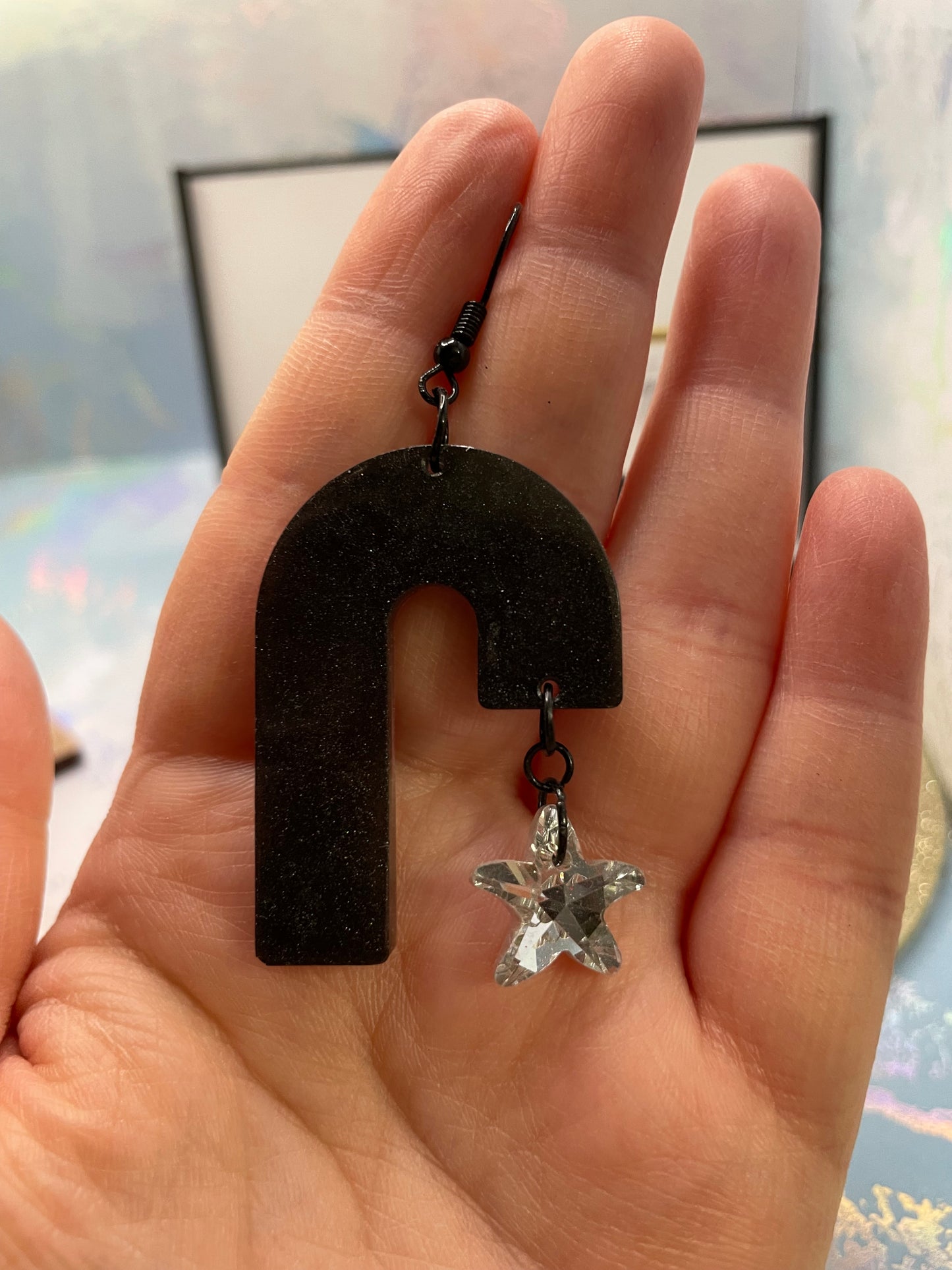 Boucles d'oreilles Étoile filante du J – Sans Nickel