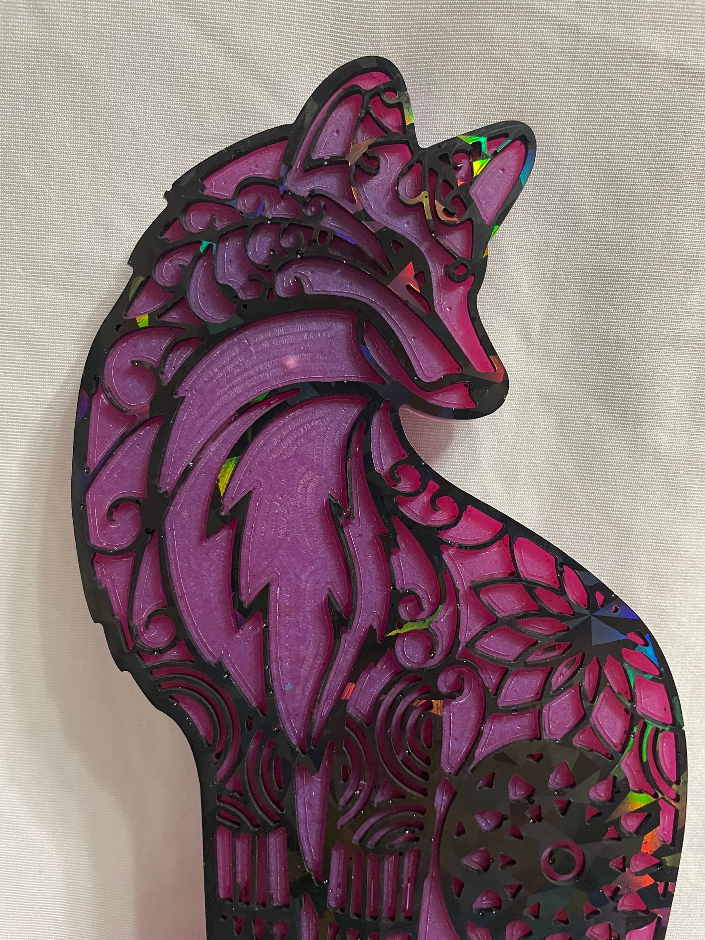 Wall decoration: Fox Holographic