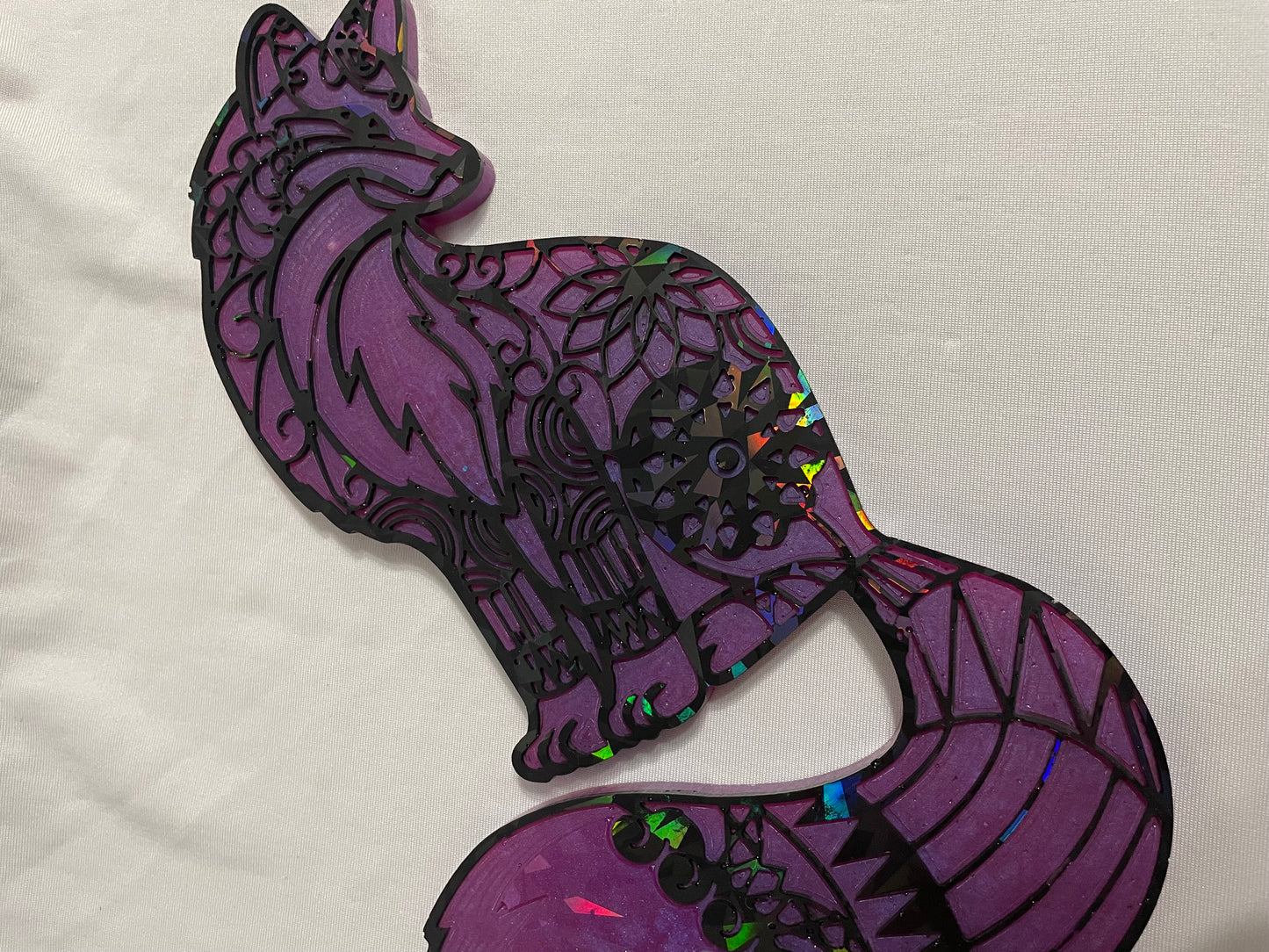 Wall decoration: Fox Holographic