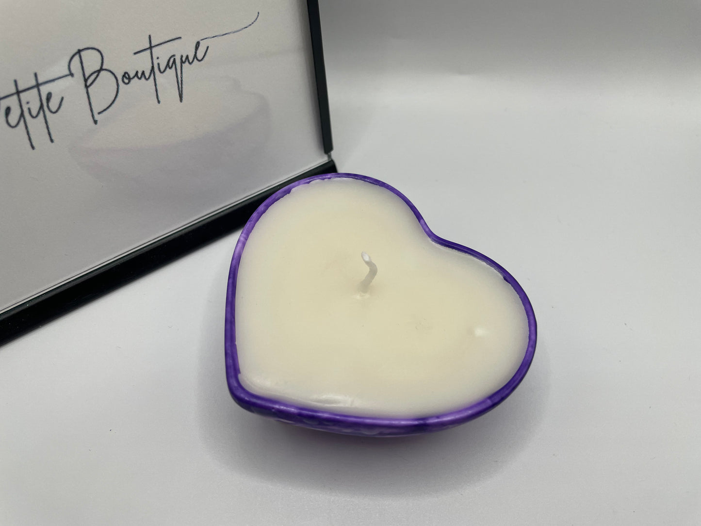 Small Heart Eco-Resin Candles – Handmade Soy Wax