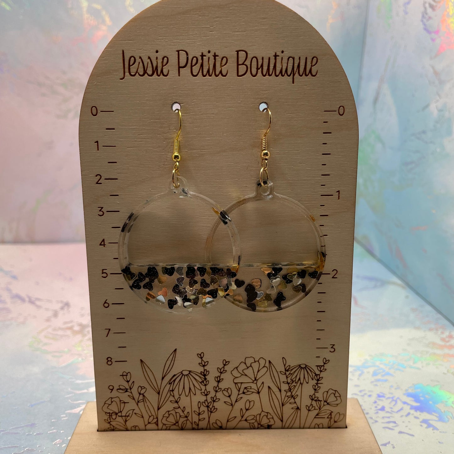 Horizon : Boucles d'oreilles Cœurs flottants