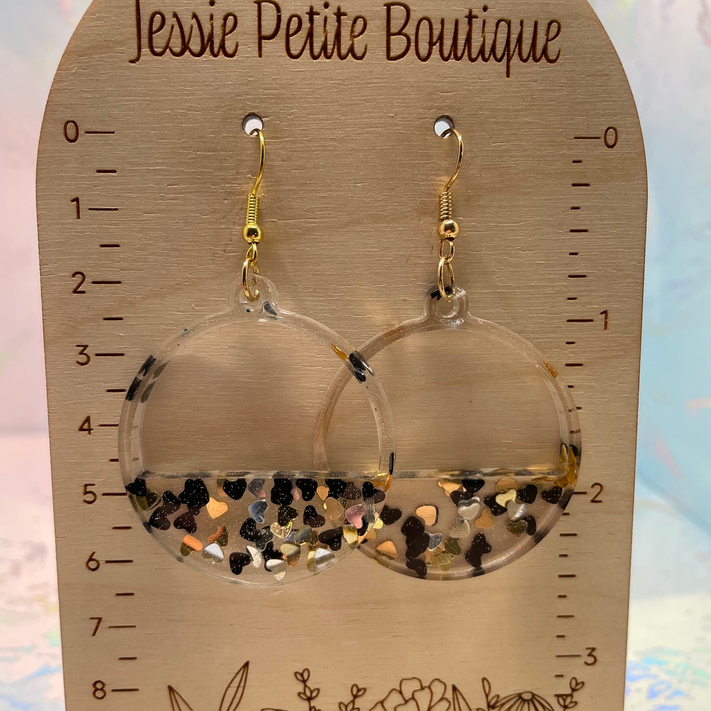 Horizon : Boucles d'oreilles Cœurs flottants