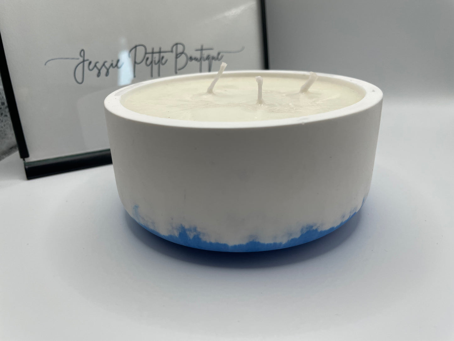 Handmade Round 3 wicks Soy Candle – Citrus & Sage