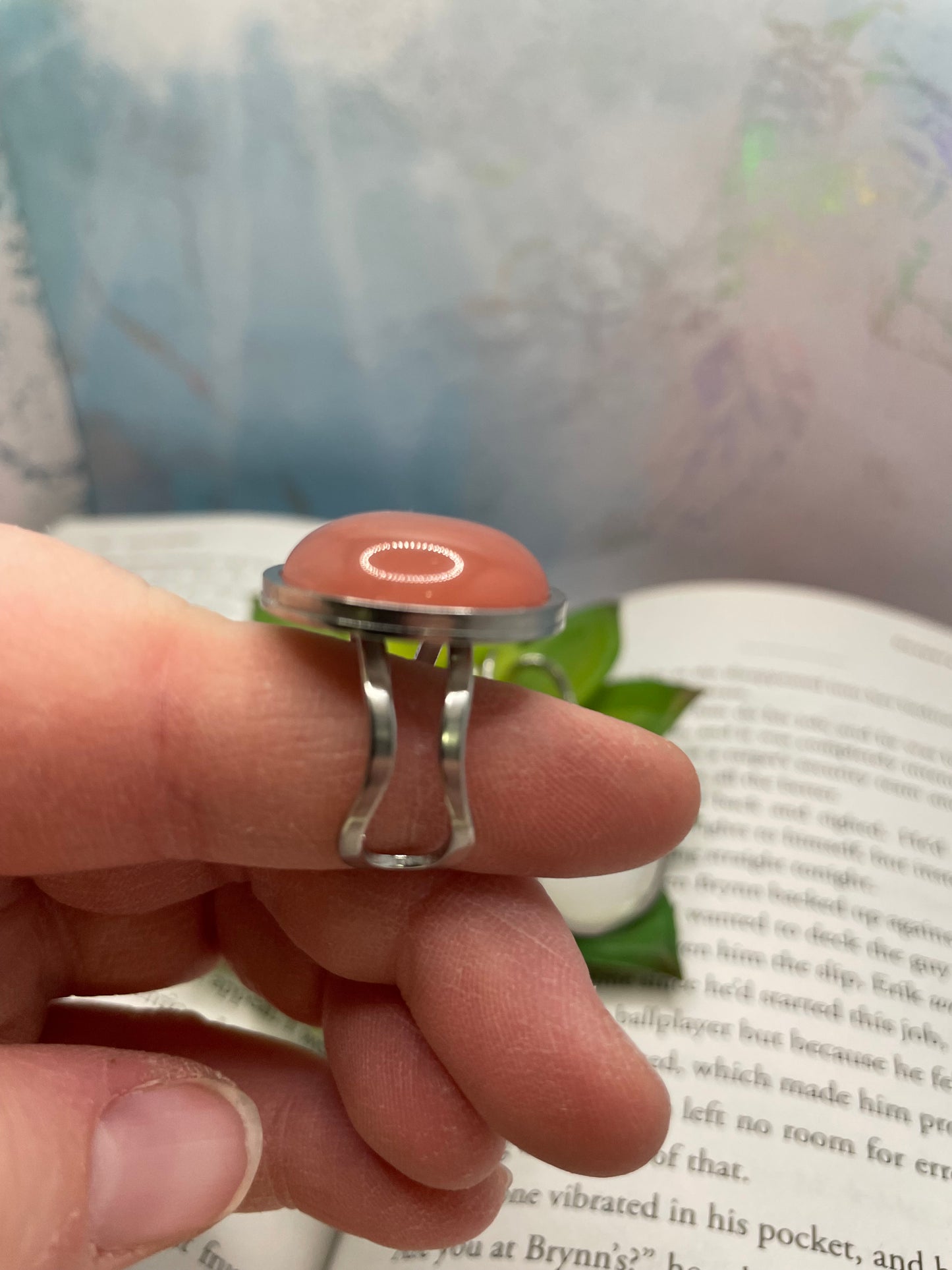 Bagues Ronde en Pierre Ajustable— Acier Inoxydable