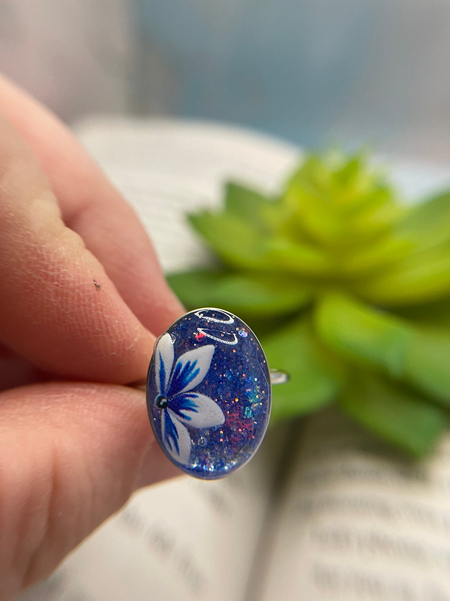 Adjustable Oval Rings