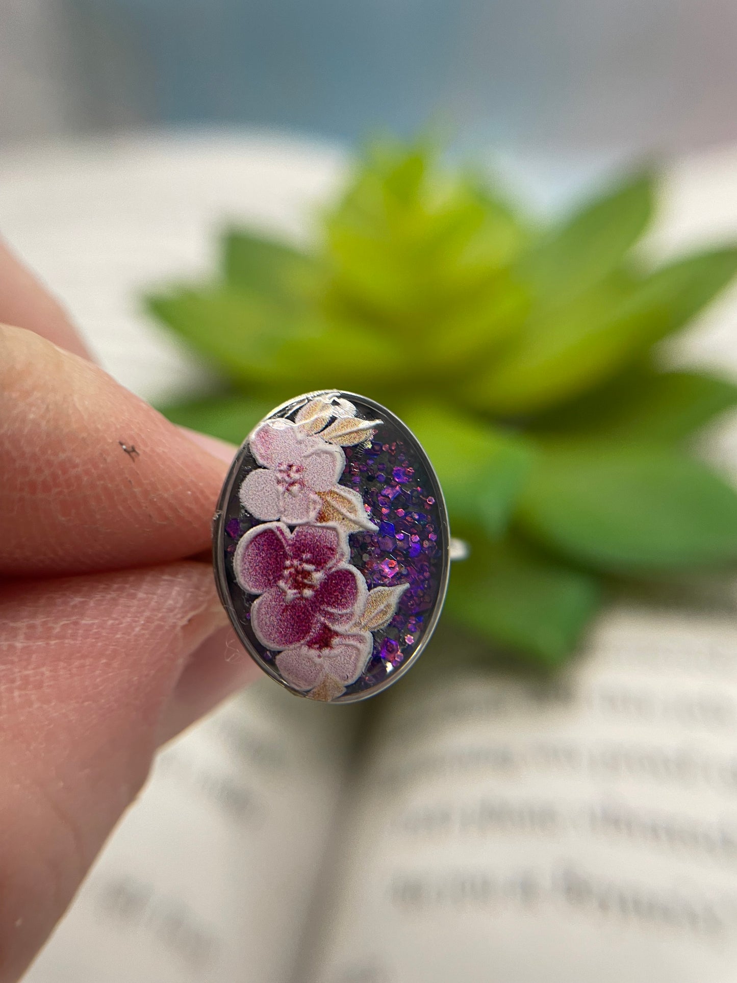 Adjustable Oval Rings