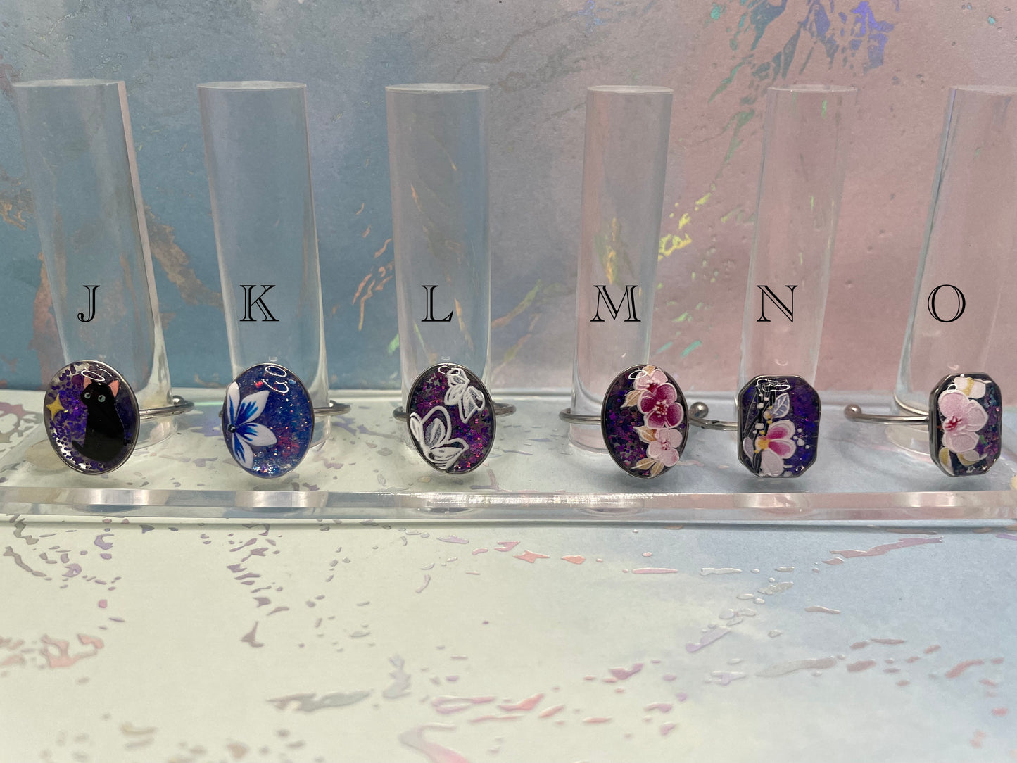 Adjustable Oval Rings