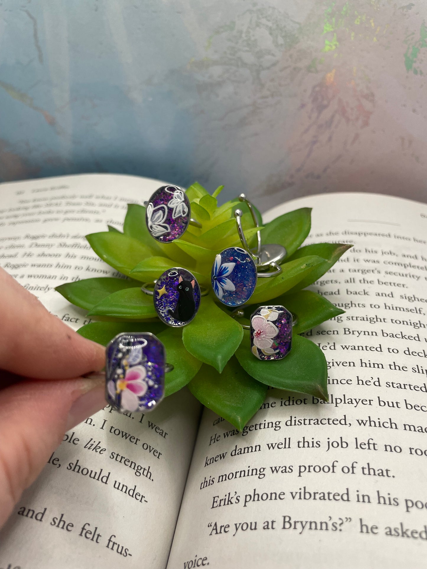 Adjustable Oval Rings