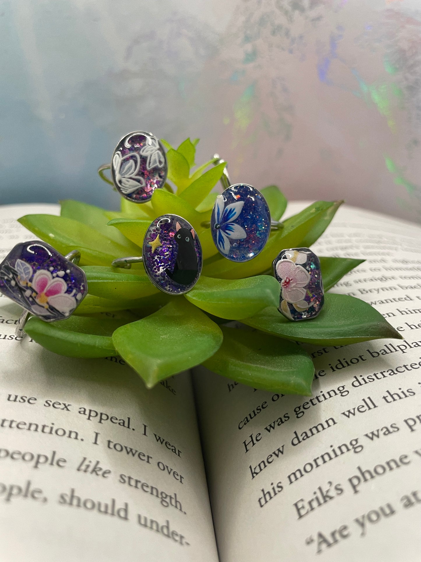 Adjustable Oval Rings