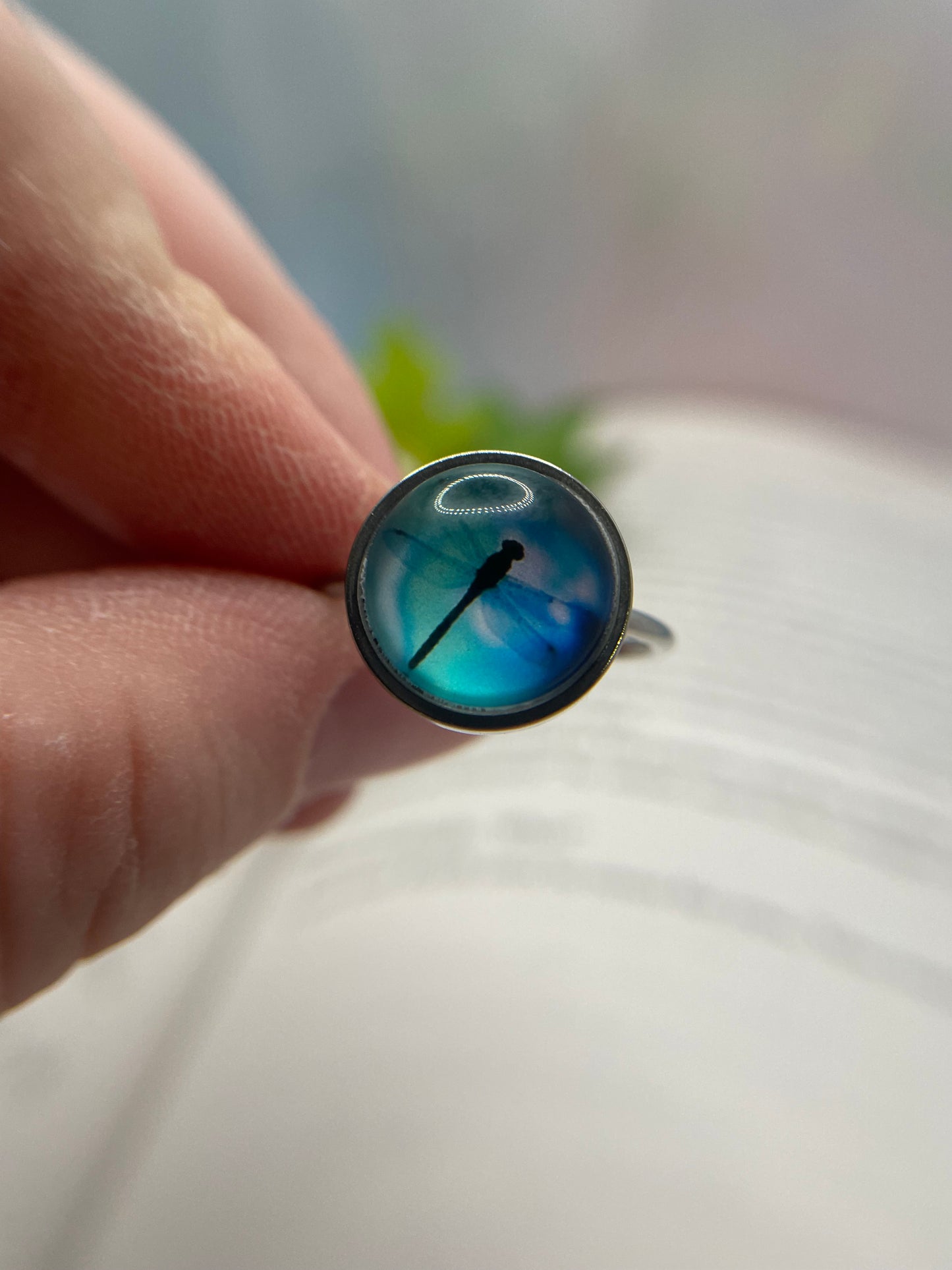 Bagues d'été Ajustables Cabochon (13 mm) – Acier Inoxydable