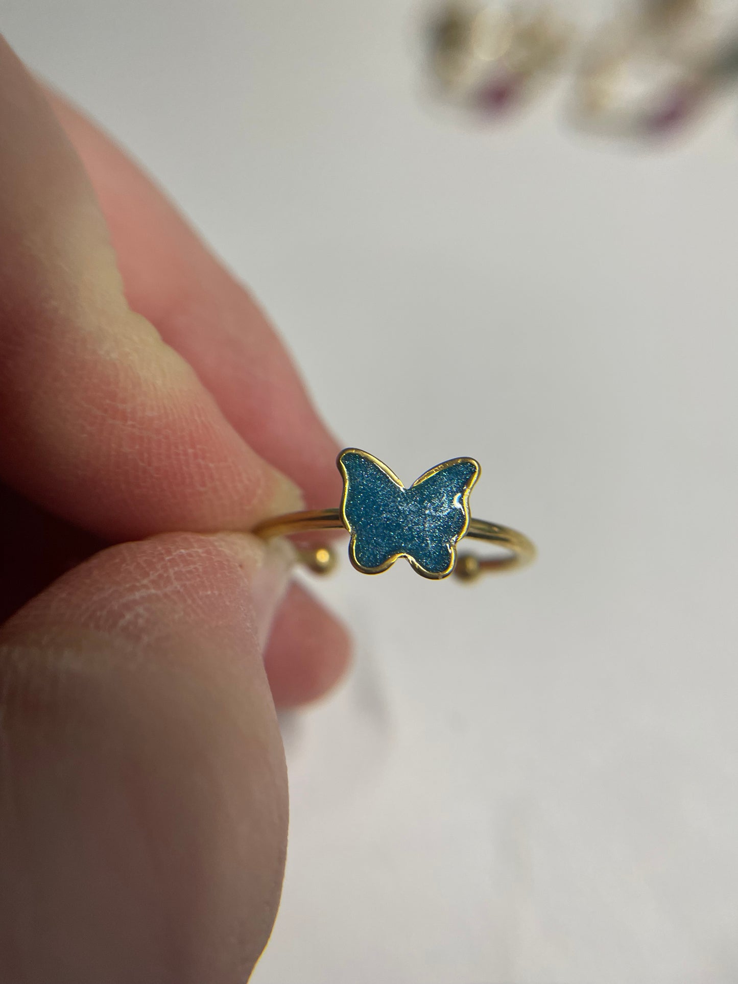 Adjustable Butterfly Ring – Stainless Steel