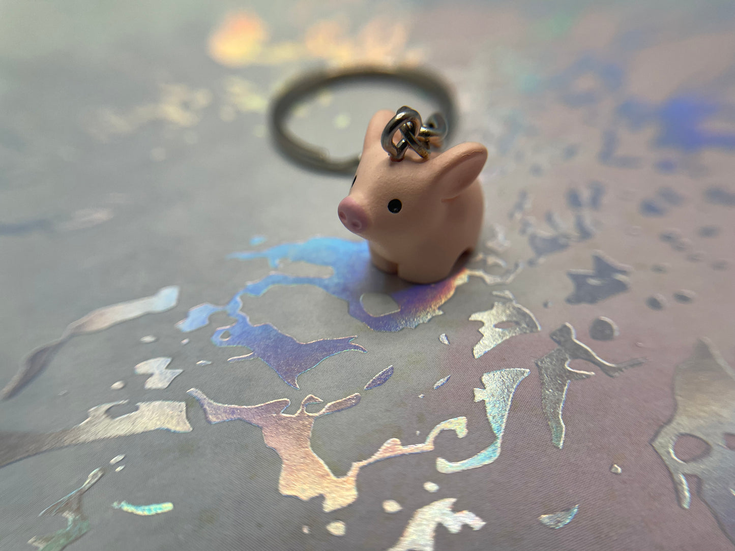 Pig keychain