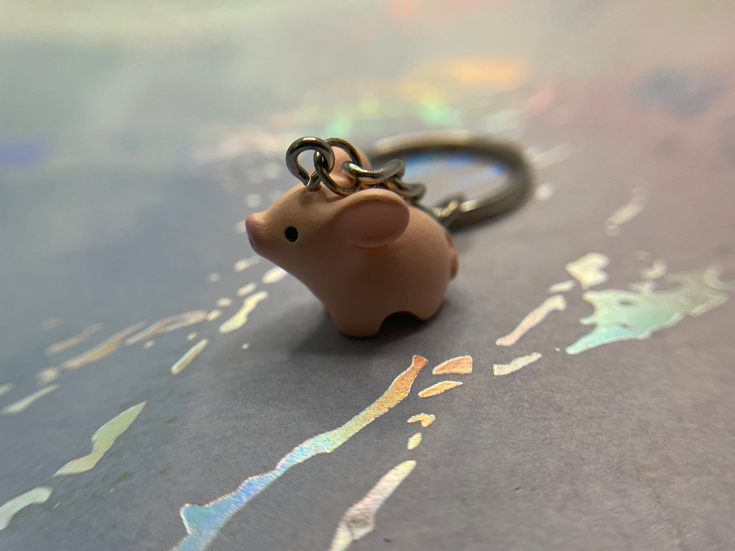Pig keychain