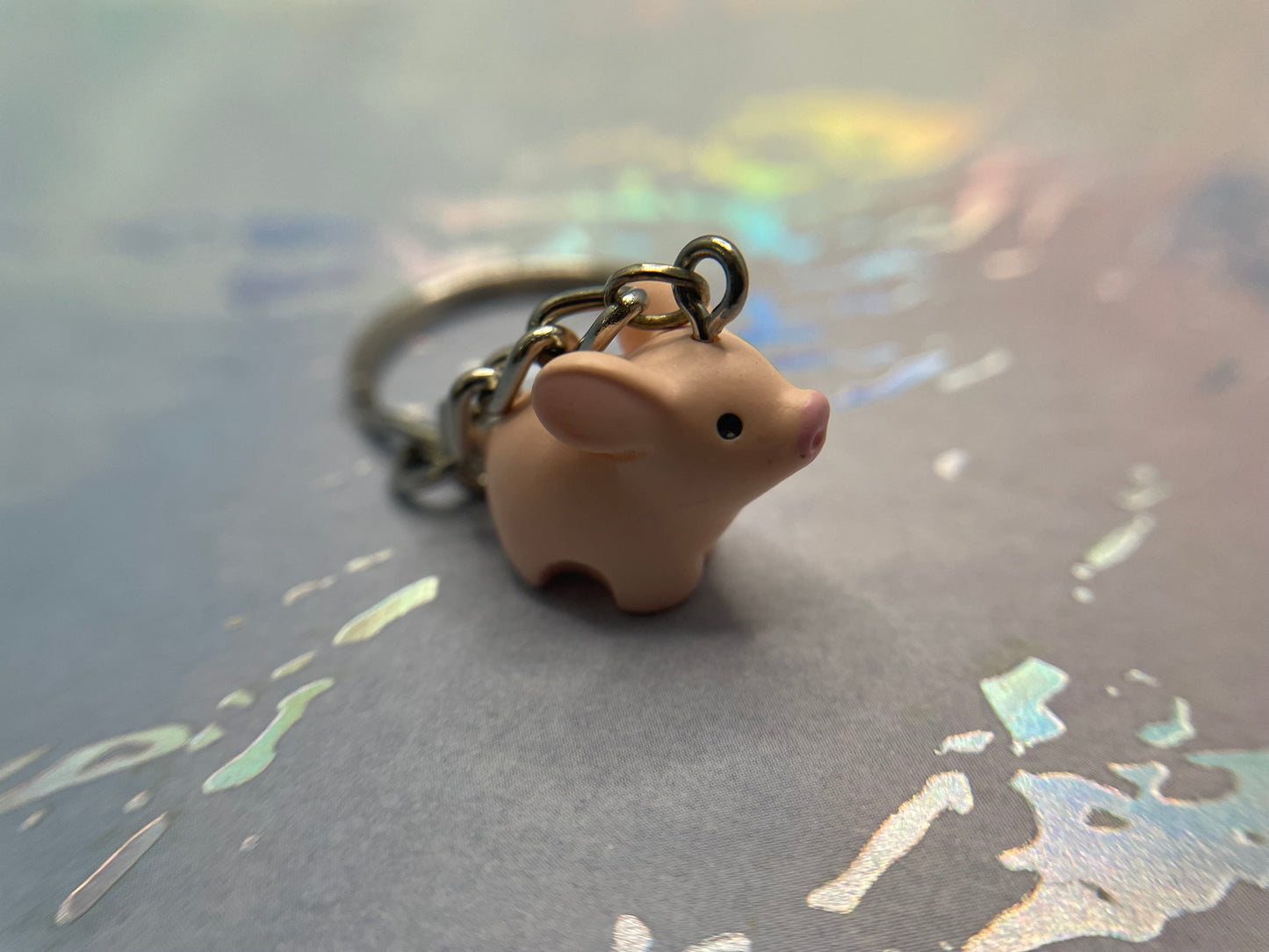 Pig keychain