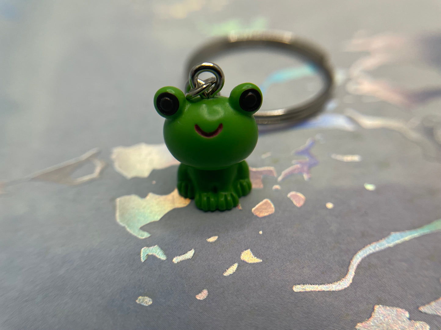Porte-clés grenouille miniature