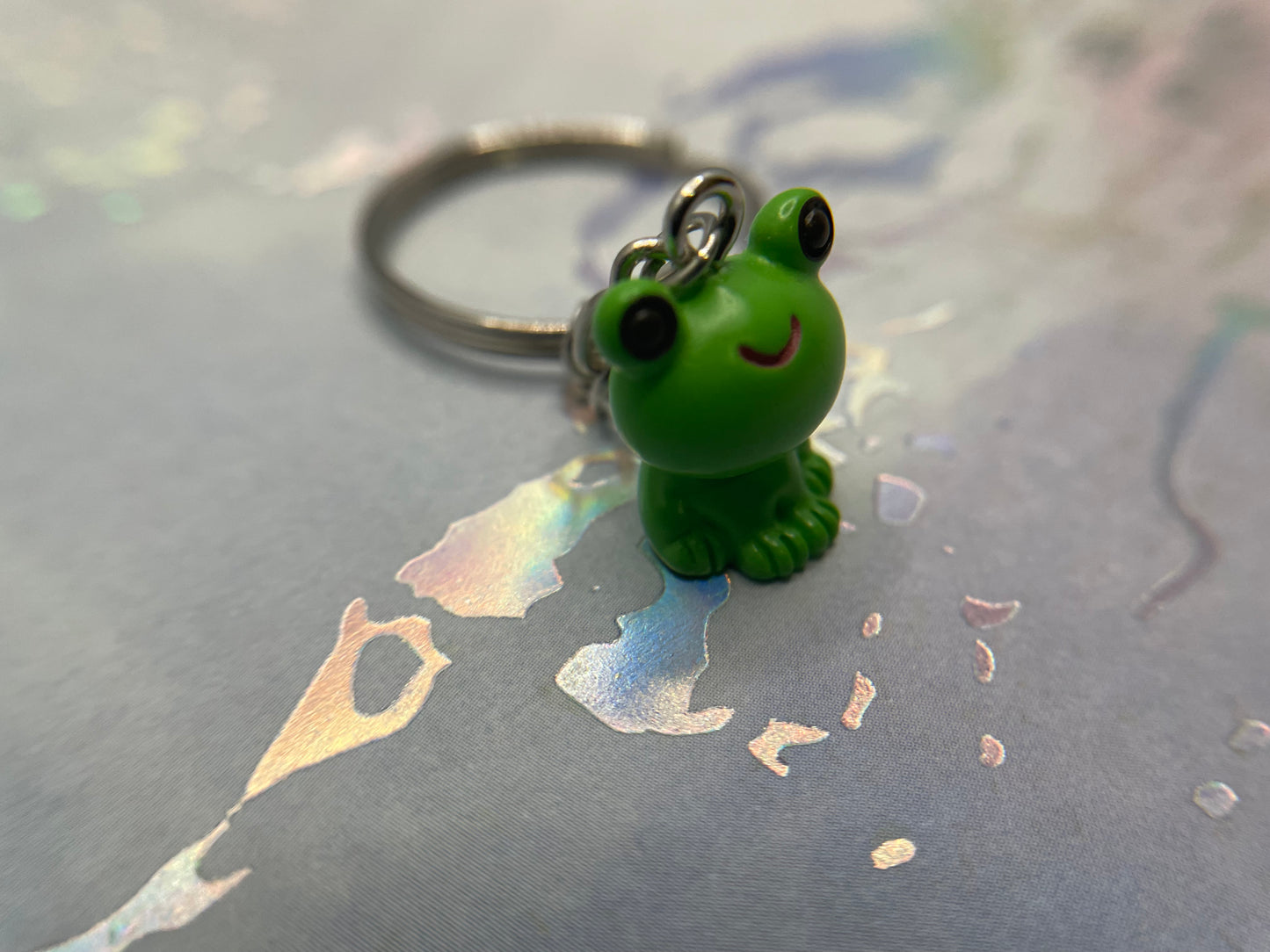 Porte-clés grenouille miniature
